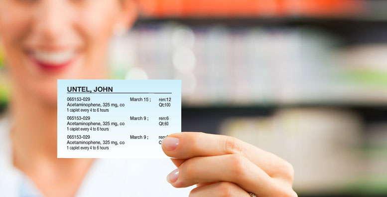 In-Store Services
My PJC medication list, it’s practical and free!