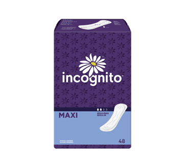 Image of product Incognito - Maxi Pads, 48 unités , Regular