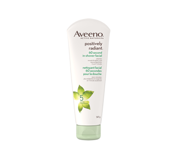 Image of product Aveeno - Positively Radiant In-Shower Facial , 141 g