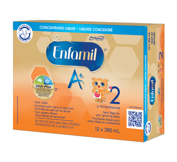 Enfamil A+ 2 Concentrate, 12 x 385 ml