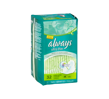 Image 3 of product Always - Ultra Thin Pads With Wings, Size 2, Unscented, 32 units, Super