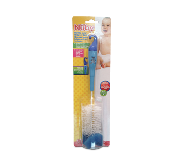 Image of product Nuby - Deluxe Bottle & Nipple Brush, 1 Unit