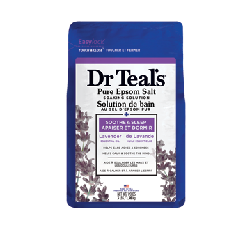 Pure Epsom Salt Soaking Solution Soothe & Sleep, 1.36 kg, Lavender