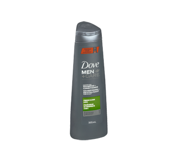 Image 2 of product Dove Men + Care - Fresh Clean Fortifying Shampoo + Conditioner, 355 ml