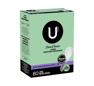 Image 2 of product U by Kotex - Kotex Lightdays Liners Long With Extra Coverage Double Pack