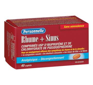 Image of product Personnelle - Cold & Sinus Ibuprofen Tablets