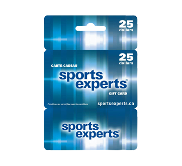 $25 Sports Experts Gift Card, 1 unit