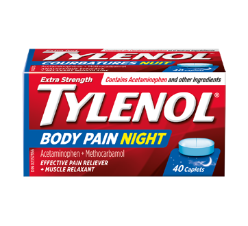 Image 1 of product Tylenol - Tylenol Extra Strength Body Pain Night Formula, 40 units