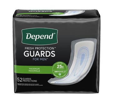 Image of product Depend - Guards for Men, 52 units