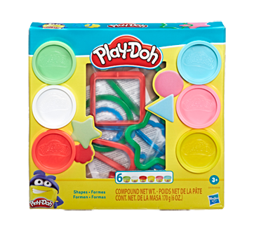 Image 1 of product Play-Doh - Play-Doh Shapes Tool Set with 6 Non-Toxic Colors, 1 unit