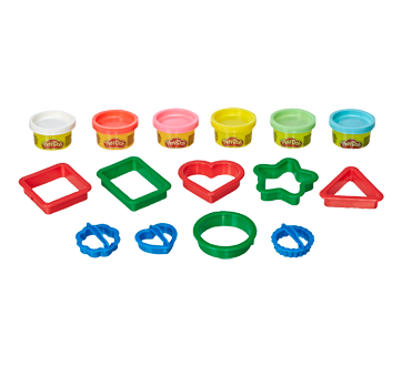 Image 2 of product Play-Doh - Play-Doh Shapes Tool Set with 6 Non-Toxic Colors, 1 unit