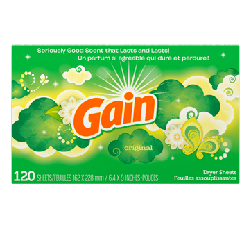 Dryer Sheets with FreshLock, 120 Sheets, Original