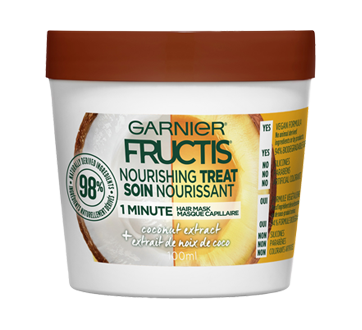 Fructis Nourishing Treat Hair Mask 100 Ml Coconut Garnier