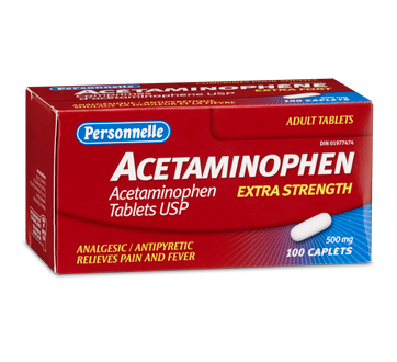 Image of product Personnelle - Acetaminophen 500 mg, 100 units