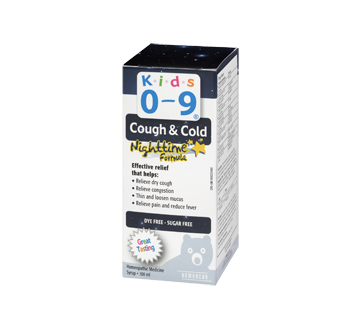 Image 1 of product Homeocan - Kids 0-9 Cough & Cold Nighttime Formula Syrup, 100 ml
