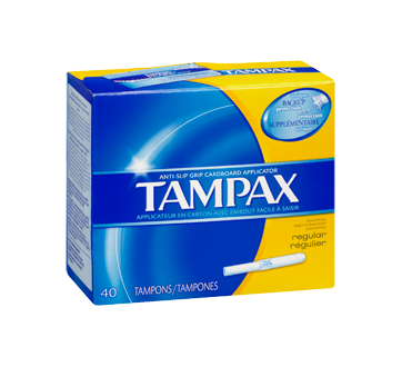 Image 2 of product Tampax - Cardboard Tampones Regular Absorbency, 40 units