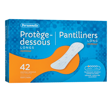 Image 2 of product Personnelle - Panty Shields Long Contour, 42 units, Light