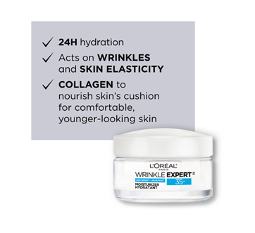 Image 2 of product L'Oréal Paris - Wrinkle Expert Moisturizer Face Cream 35+ with Collagen, Day & Night, 50 ml