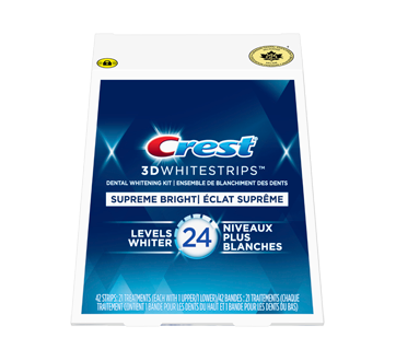 3D White Whitestrips Supreme FlexFit, 21 units – Crest : Toothpaste ...