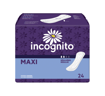 Image of product Incognito - Maxi Pads, 24 units, Regular