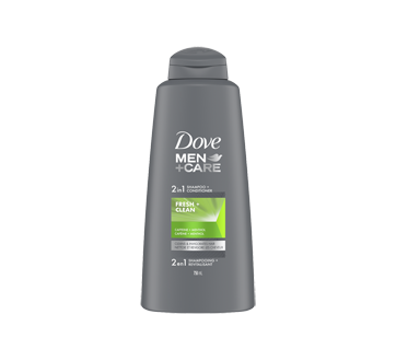 Image 1 of product Dove Men + Care - 2 in 1 Shampoo and Conditioner, 750 ml, Fresh Clean