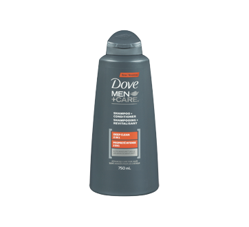 Image 3 of product Dove Men + Care - 2 in 1 Shampoo and Conditioner, 750 ml, Fresh Clean