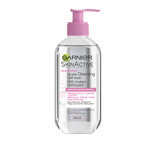 SkinActive Micellar Cleansing Gel Wash, Sensitive Skin, 200 ml