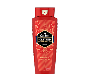 Red Collection Body Wash for Men, 473 ml, Captain