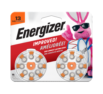 Hearing Aid Batteries, 16 units, AZ13DP16