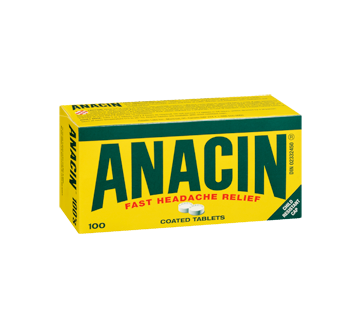 Image 2 of product Anacin - Anacin 325 mg, 100 coated tablets