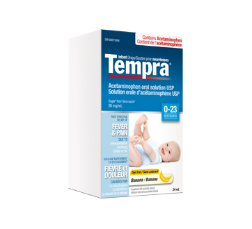 Image of product Tempra - Infant Drops 80 mg/ml, 24 ml, banana