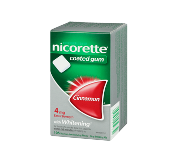 Image 1 of product Nicorette - Nicorette Gum, 105 units, 4 mg, Cinnamon