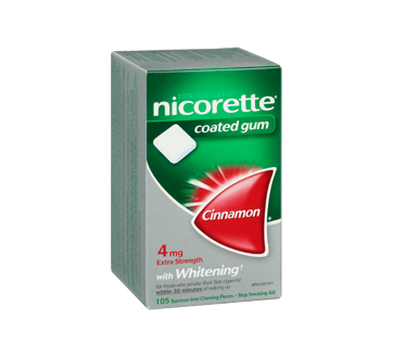 Image 2 of product Nicorette - Nicorette Gum, 105 units, 4 mg, Cinnamon