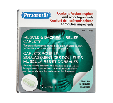Image of product Personnelle - Muscle and Back Relief Pain, 18 units