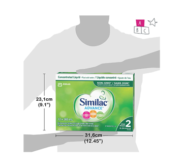Image 7 of product Similac - Advance Step 2 Milk-Based Iron-Fortified & Calcium Enriched Infant Formula, 12 x 385 ml