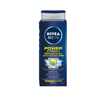 24H Fresh Effect Shower Gel, 500 ml, Power Fresh