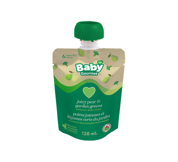 Image of product Baby Gourmet - Juicy Pear & Garden Greens, 128 ml