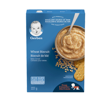 Gerber Wheat Biscuit Cereal, 227 g
