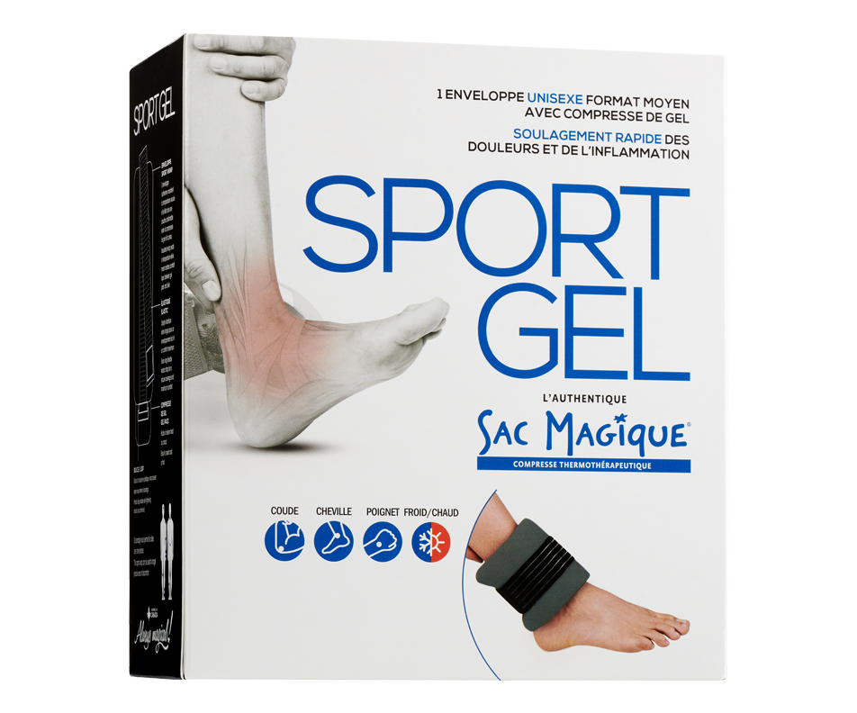 Sport Gel Wrap with Gel Pack, 1 unit, Medium Sac Magique Hot and