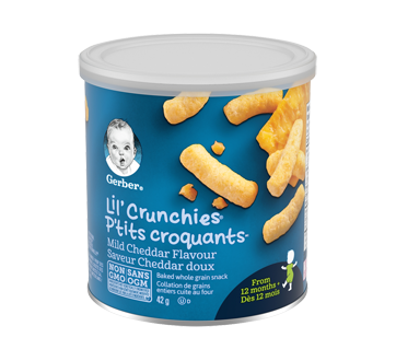 Image of product Gerber - Gerber Lil'Crunchies Mild Cheddar, 42 g