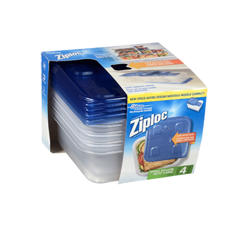 Image 2 of product Ziploc - Small Square Containers, 4 units