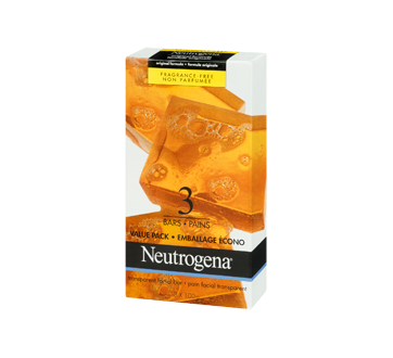 Image 1 of product Neutrogena - Facial Cleansing Bar, Pack of 3, 100 g
