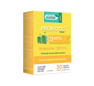 Image of product Laboratoire Suisse - Probiotic Travel 50 Billion, 30 units 