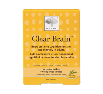 Image 1 of product New Nordic - Clear Brain Tablets, 60 units