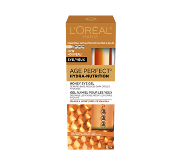 Image 2 of product L'Oréal Paris - Age Perfect Hydra-Nutrition Honey Eye Gel, For mature, Very Dry Skin, Anti-Aging, 15 ml, Manuka Honey