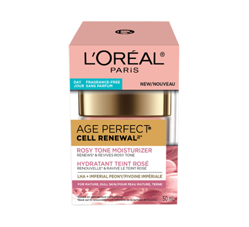 age perfect renewal fragrance rosy tone cell aging anti lha peony tinted imperial ml cream face paris loreal