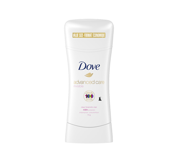 Image of product Dove - Advanced Care Invisible Antiperspirant, 74 g, Clear Finish