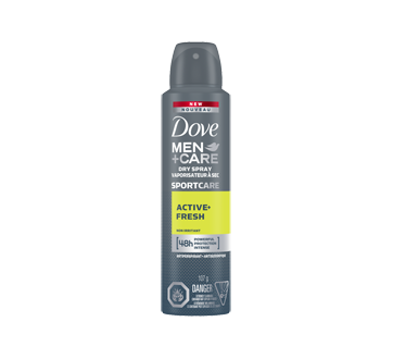 Sport Care Antiperspirant Dry Spray, 107 g, Active + Fresh