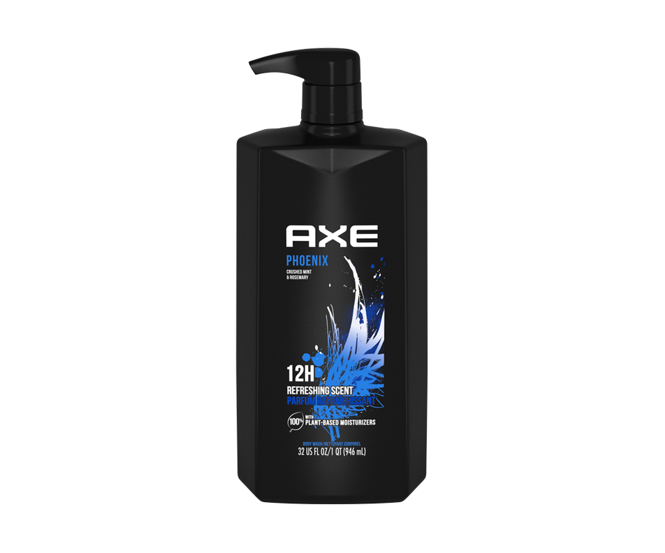 Phoenix Shower Gel, Clean + Cool, 946 ml Axe Body wash and shower