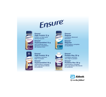 Image 9 of product Ensure - Meal Replacement 9.4g Protein Drink, 6 x 235 ml, Vanilla